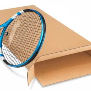 Reusable Tennis Racket Shipping Box For Stringing -Box Only-13"x3"x30"